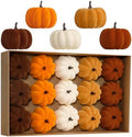 RoseCraft 15PCS Fall Pumpkins for Indoor Autume Thanksgiving Home Decor by RoseCraft