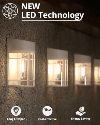 Solar Fence Lights, 12 Pack Waterproof Solar Lights Outdoor, 3000K Warm White LED Outdoor Solar Lights for Fence Garden Yard Step Stairs Patio Décor - Image 6