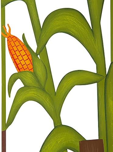 Glitzhome 41.5"H Fall Decorative Yard Signs with Stakes, Metal Scarecrow Corns Combo Garden Yard Stake for Home Lawn Yard Pathway Front Door Fall Harvest Thanksgiving Wall Hanging Decor - Image 5