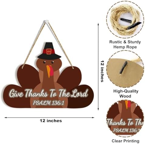 Thanksgiving Turkey Decor Decorations for Home - Image 2