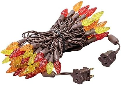Novelty Lights 24FT 70 LED C6 Thanksgiving & Outdoor Christmas Tree Lights - Image 4