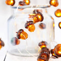 MIYA LIFE 3D Acorn Lights 10FT 30LEDs Fall String Lights with Acorn Ornaments Orange Fairy Lights Battery Operated for Cute Fall Decor Fall Favorites Home Decor by MIYALIFE