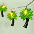 SUNSGNE 8.5Feet Palm Tree Patio Lights String - Summer Patio String Lights, Beach Themed Party Decorations, Tropical Party Decorations, Indoor Fun Lights, Birthday String Lights by SUNSGNE