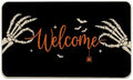 Hexagram Halloween Door Mat 17x29 Inch Halloween Skull Doormat Outdoor by Hexagram