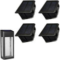 GOODFOEVER 4 Pack Solar Light Replacement Top for Outdoor Fence and Wall, Waterproof Insert (4 Pack) by GOODFOEVER