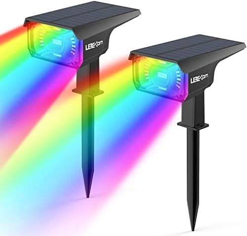 LEREKAM Solar Halloween Lights Outdoor Halloween Decorations Outdoor 2 Pack by LEREKAM
