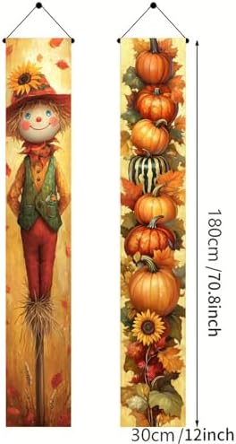 BlissYard Fall Porch Banner 12x71 Inch - Image 3