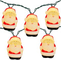 Christmas Santa String Lights, 8.5Ft Christmas Decorations Lights Outdoor with 10 Santa Claus Lights, Plug in Christmas Fairy Lights Waterproof for Indoor Xmas Tree Window Patio Garden Bedroom Decor by Goothy