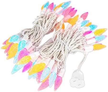 70 Light 24Ft Spring Easter C6 LED Strawberry String Lights - Image 6
