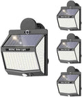 Solar Fence Lights Outdoor, 218LED Clip On Motion Sensor Security Lights by sezac