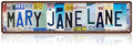 Vintage Mary Jane Lane Metal Tin Signs Wall Decor by MTsigns