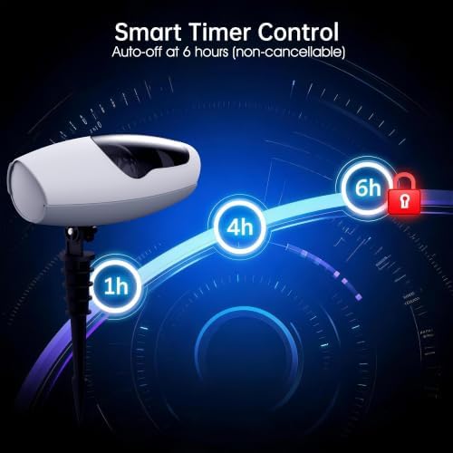 Outdoor White Star Galaxy Projector, AIRIVO Lights Projector, Christmas Snowflake Projector with Remote Control, Holiday Decor Garden Light for Home, Patio, Landscape - Image 6