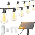 Stright 100FT Solar String Lights Remote Weatherproof ST38 LED Backyard by Stright