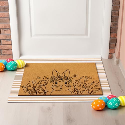 Tinideya 2 23.6 X 35.4 Inches Easter Bunny White Brown - Image 4