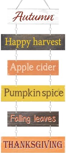 Hotop Fall Decoration for Home Thanksgiving Fall Wall Decor,Vivid Colors by HOTOP