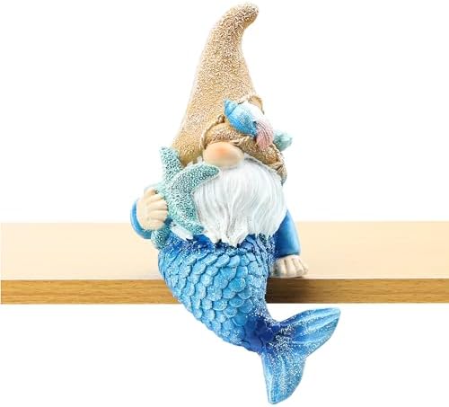 Mermaid Garden gnome Statue Outdoor Decor, Beach Decor for Outside Indoor - Image 6