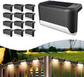BKBB PPBB Solar Deck Lights Outdoor, 12Pcs Solar Step Lights, Waterproof LED Solar Lights for Outdoor Stairs, Step, Fence, Yard, Patio, Railing, Garden and Pathway by Unknown