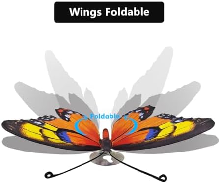 EOORAU 5 Pack Metal Butterfly Wall Hanging Decor for Outdoor - Image 6