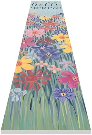 8"x48" Spring Welcome Sign for Front Porch, Hello Spring Porch Sign for Front Door Durable PVC Welcome Home Decorations for Outdoors p (Design 2) - Image 4