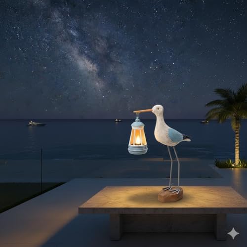 Solar Seagull Statues for Garden and Home Decor,Funny Garden Decor Beach,Pool,Patio,Lawn,Yard,Porch,Perfect Garden Gift - Image 6