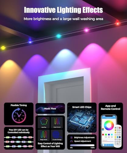 POOFZY Permanent Outdoor Lights for House,200ft RGB+IC Smart Outdoor Decor, 50 Scene Modes,App/Remote Control,IP67 Waterproof,for Christmas,Easter,V-Day,Thanksgiving,Daily & Holiday Party Decor - Image 2