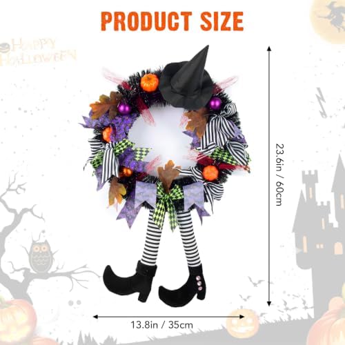 SHAVINGFUN Halloween Wreath-Halloween Wreaths for Front Door - Image 6