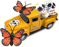 Day of The Dead Decorations Vintage Metal Truck for Altar Sugar Skulls by Teeloray