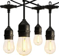 Banord Outdoor String Lights 105FT, S14 Waterproof Patio Lighting, Black by Banord