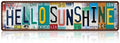Vintage Hello Sunshine Metal Tin Signs Wall Decor by MTsigns
