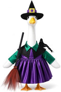 Halloween Goose Outfit Witch Porch Goose Clothes for Outdoor Lawn Decor by Unknown