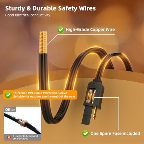 G40 LED Outdoor String Lights, 200FT Waterproof IP65 Hanging Patio Lights - Image 6