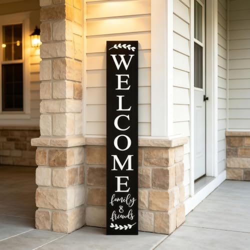 Farmhouse Welcome Sign for Front Door Standing 47" - Image 3