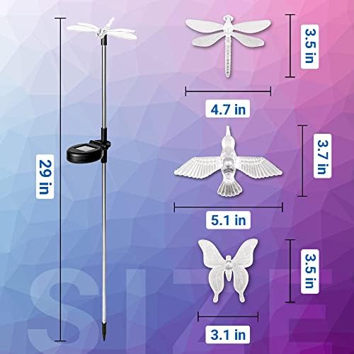 SOLPEX Solar Garden Lights Decor Butterfly Path Lights Outdoor Decorations - Image 6