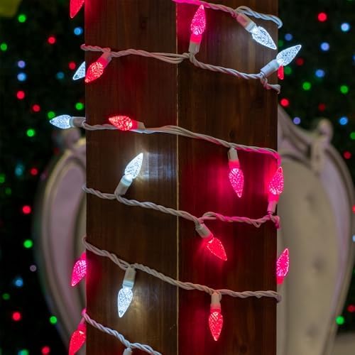 70 Light 24Ft Valentine's Day C6 LED Strawberry Lights - Image 3