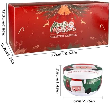 24 Pack Christmas Scented Candles - Natural Soy Wax Advent Candles, Smokeless Clean Burning with Cotton Wick, 2.5oz Mini Jar Candles for Holiday Gifts, Home Decor & Christmas Party Favors - Image 4
