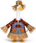 Fall Goose Outfit Scarecrow Porch Goose Clothes for Outdoor Lawn Decor by Unknown