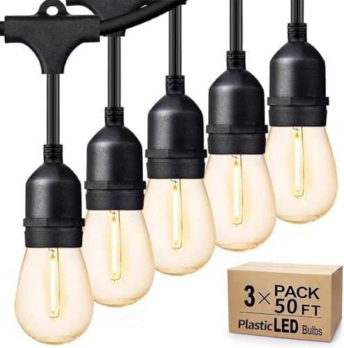 Svater Outdoor String Lights for Outside 150 FT Waterproof Commercial Grade by Svater