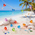 Cocktail Glass String Lights, 8.5FT 10 LED Summer String Lights with UL Certified Plug, Waterproof Tropical Party Decorations for Patio, Connectable Hawaiian Lights for Garden Backyard Bar Decor by Txcigech