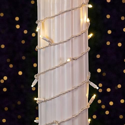 Novelty Lights 10 Light LED Christmas Mini Light Set, Warm White, 5 Feet - Image 7