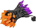 Novelty Lights 24 Feet 70 LED Purple & Orange C6 Strawberry LED Lights by NoveltyLights-LightExperts