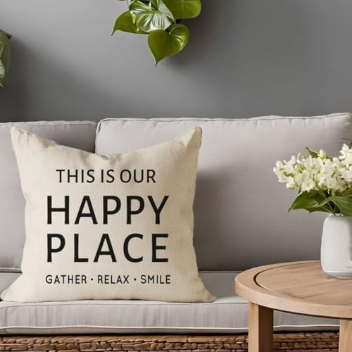 Outdoor Farmhouse Decorative Throw Pillow Covers 18x18 Set of 2 - Image 7