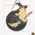 Halloween Door Decorations Funny Bear Sign for Baby Shower Home Porch by FREHVN