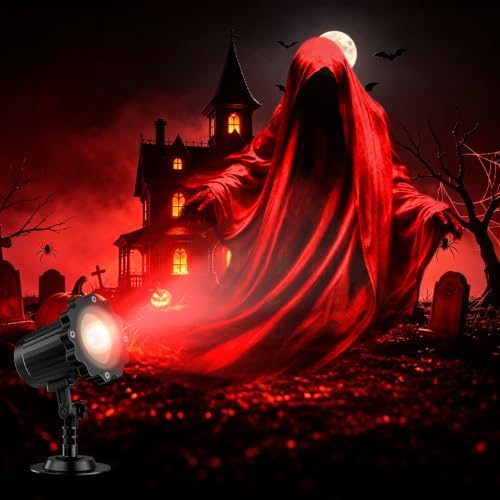 Halloween Projector Light Outdoor 2026 Upgraded Clear Ghost Light by Unknown
