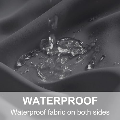 RYB HOME Outdoor Curtains for Patio Waterproof Privacy Thermal Insulated - Image 5