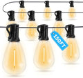 GvvooHome LED Outdoor String Lights, 150FT Waterproof Patio Lights with 47 Shatterproof S11 Plastic Bulbs, 2700K Warm White Edison Hanging Lights for Backyard, Garden, Porch, Bistro by GvvooHome