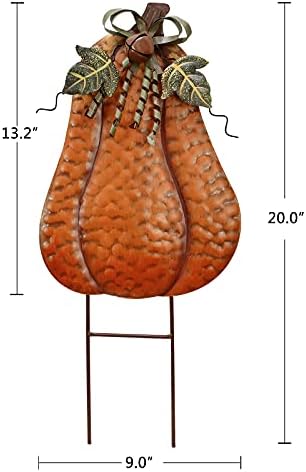 Pumpkin Yard Stakes Sign Outdoor Fall Decor Autumn Garden Stake Art Lawn - Image 2