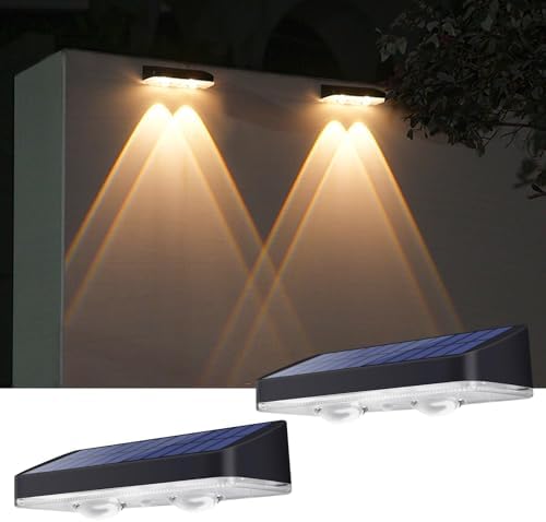 Solar Lights Outdoor Waterproof for Wall, Mailbox, Fence, Address, Sign by XmnSoly