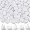 winemana 80Pcs Mini Pumpkins for Crafts, Fall Decorations for Home, White by winemana