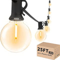 Svater Outdoor String Lights 25 FT G40 LED Patio Hanging Light Waterproof by Svater