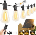 Brightown 37FT Solar String Lights Outdoor, 10+1 Shatterproof LED Lights by Brightown